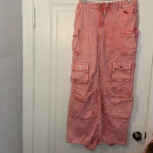 🔥Fashion nova cargo jean set.🔥🔥🔥